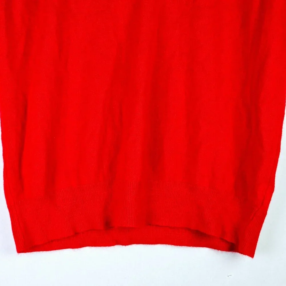 Vintage DiFini Red Jackson, MS Red Golf Vest, Pullover, Sz XL